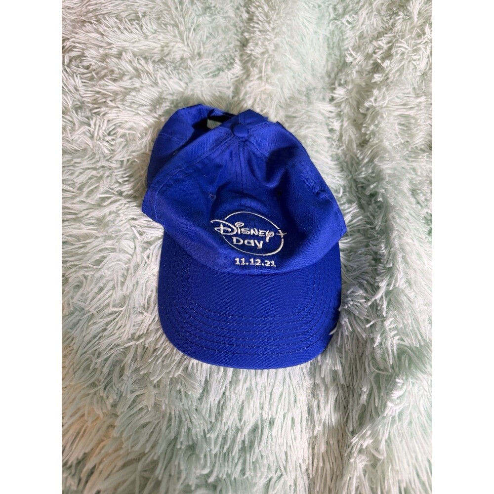 Disney Plus + Day Exclusive Promo 11-12-21 Blue ADULT Baseball Parks Cap Hat New
